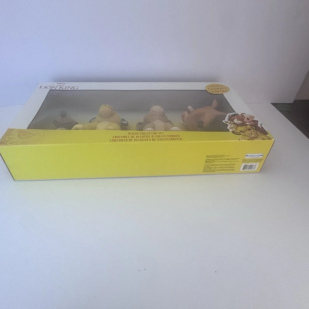Disney The Lion King Plush Collector Set of 4 Timon Simba Nala Pumba New